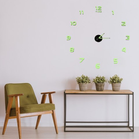 Zegar ścienny naklejany fluorescencyjny 50-60cm 12 cyfr Zegar ścienny naklejany fluorescencyjny 50-60cm 12 cyfr