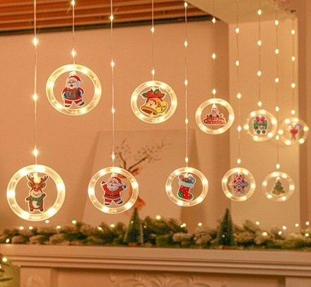 Kurtyna LED na okno bombki 3 m 125 LED Kurtyna LED na okno bombki 3 m 125 LED