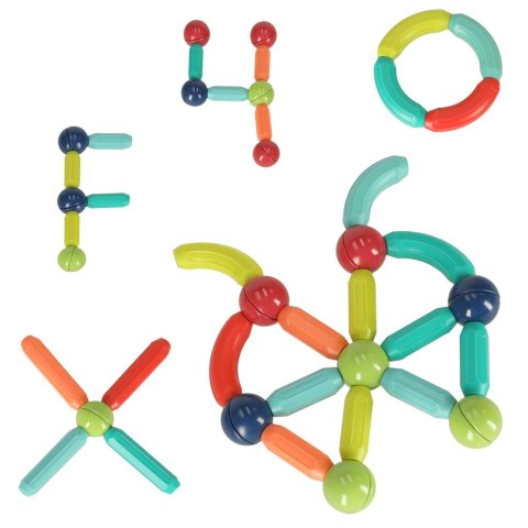 Klocki magnetyczne magnetic sticks duże patyczki dla małych dzieci 25 elementów Klocki magnetyczne magnetic sticks duże patyczki dla małych dzieci 25 elementów